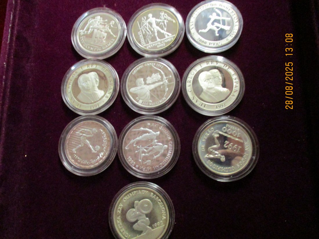  Lot - Sammlung Münzen 925er Silber Ca: 265 Gramm RAU /3   