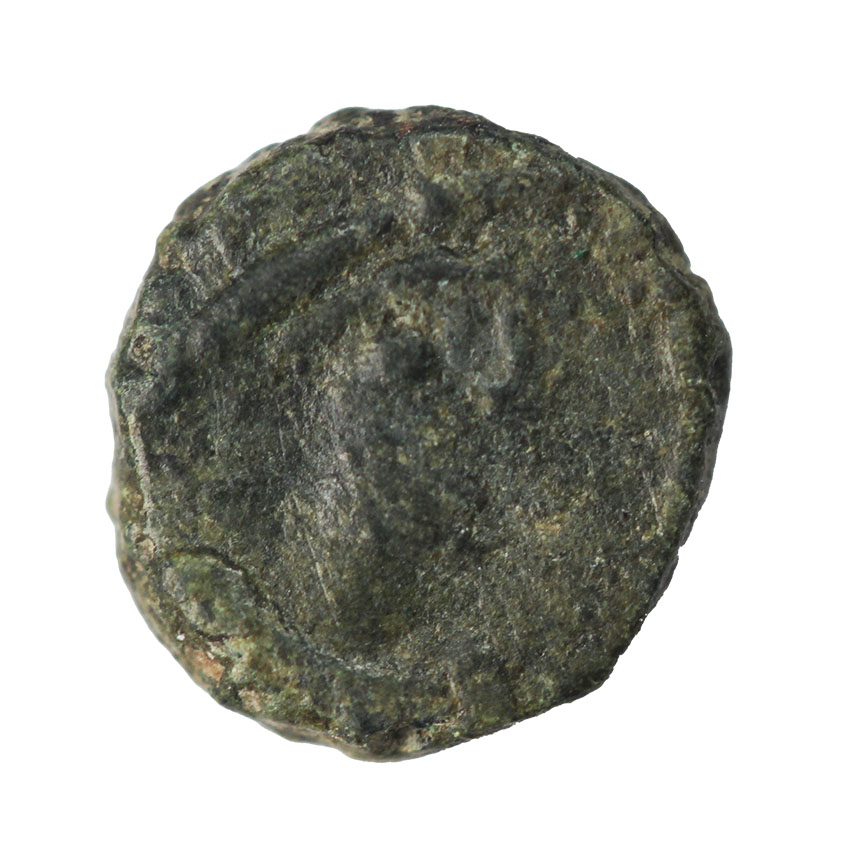  Anastasius 491-518,AE Nummus 7,3 mm ,0,49 g. LOK-V20   