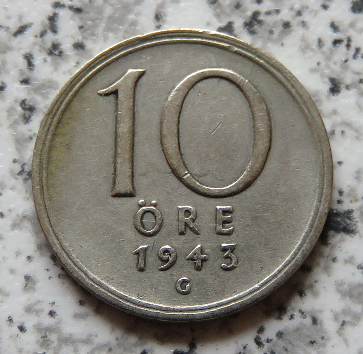  Schweden 10 Öre 1943   