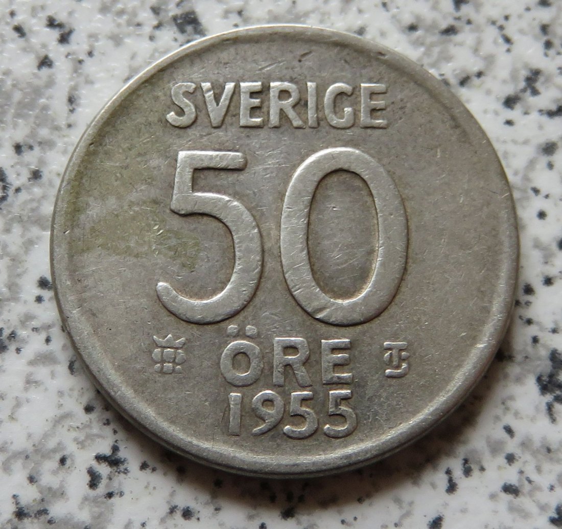  Schweden 50 Öre 1955   