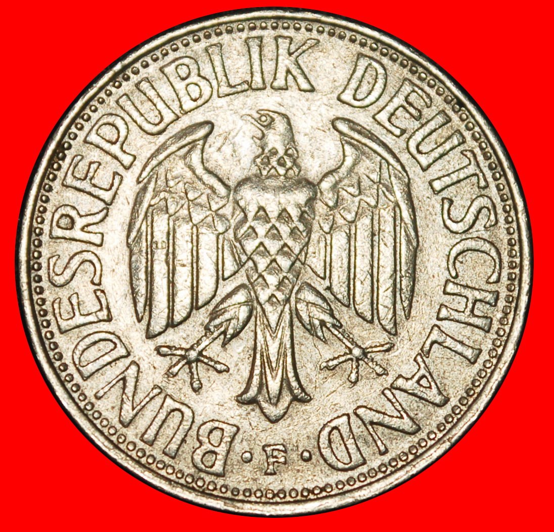  Ⰶ NOT COMMUNIST (1950-2001): GERMANY ★1 MARK 1970F I+A+r1★BADEN-WUERTTEMBERG★LOW START ★ NO RESERVE!   