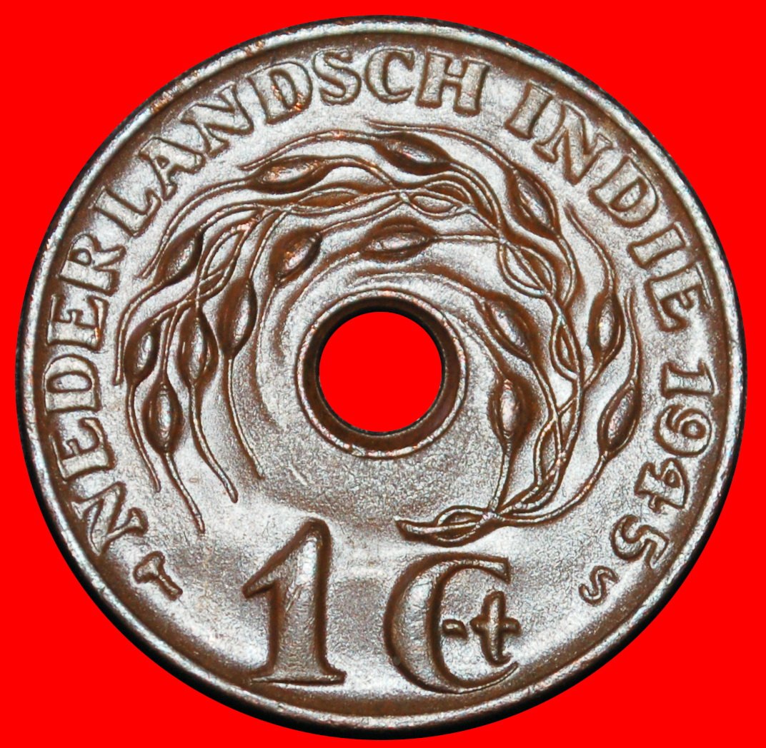 Ⰶ USA TYPE 1936-1945: NETHERLANDS EAST INDIES ★ 1 CENT 1945S! DIES II+B! UNC★LOW START ★ NO RESERVE!