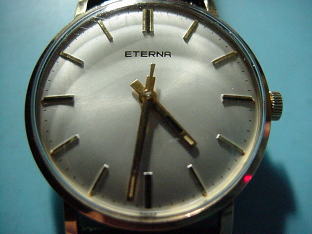  ETERNA-Classic Herren Uhr 14 Karat 585 Gold   