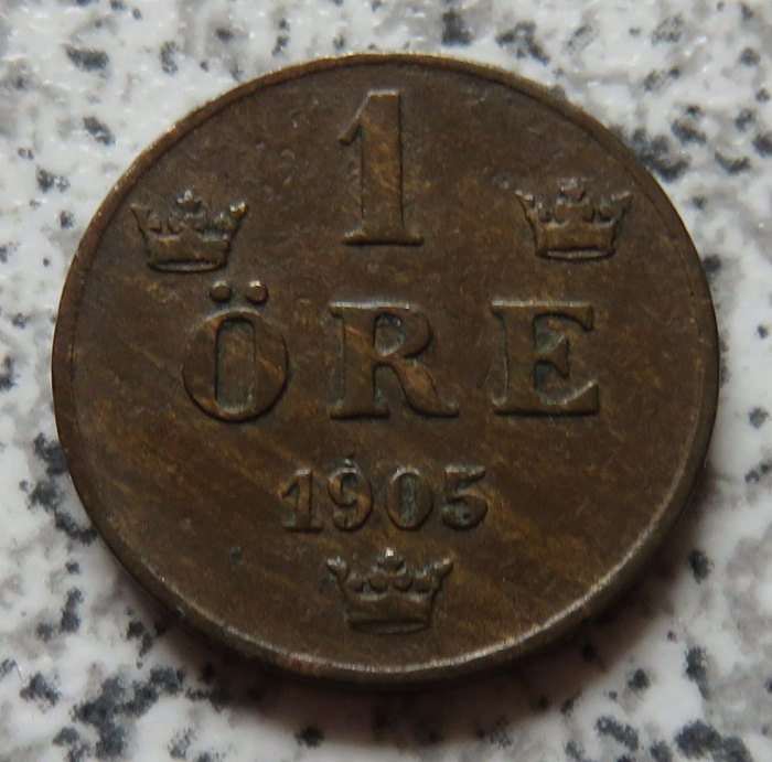  Schweden 1 Öre 1905   