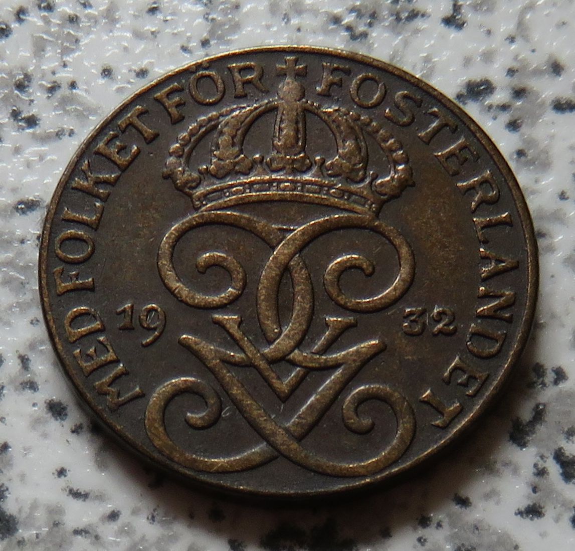  Schweden 1 Öre 1932   