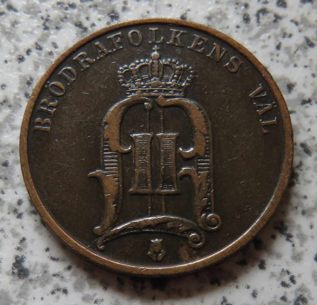  Schweden 2 Öre 1888   