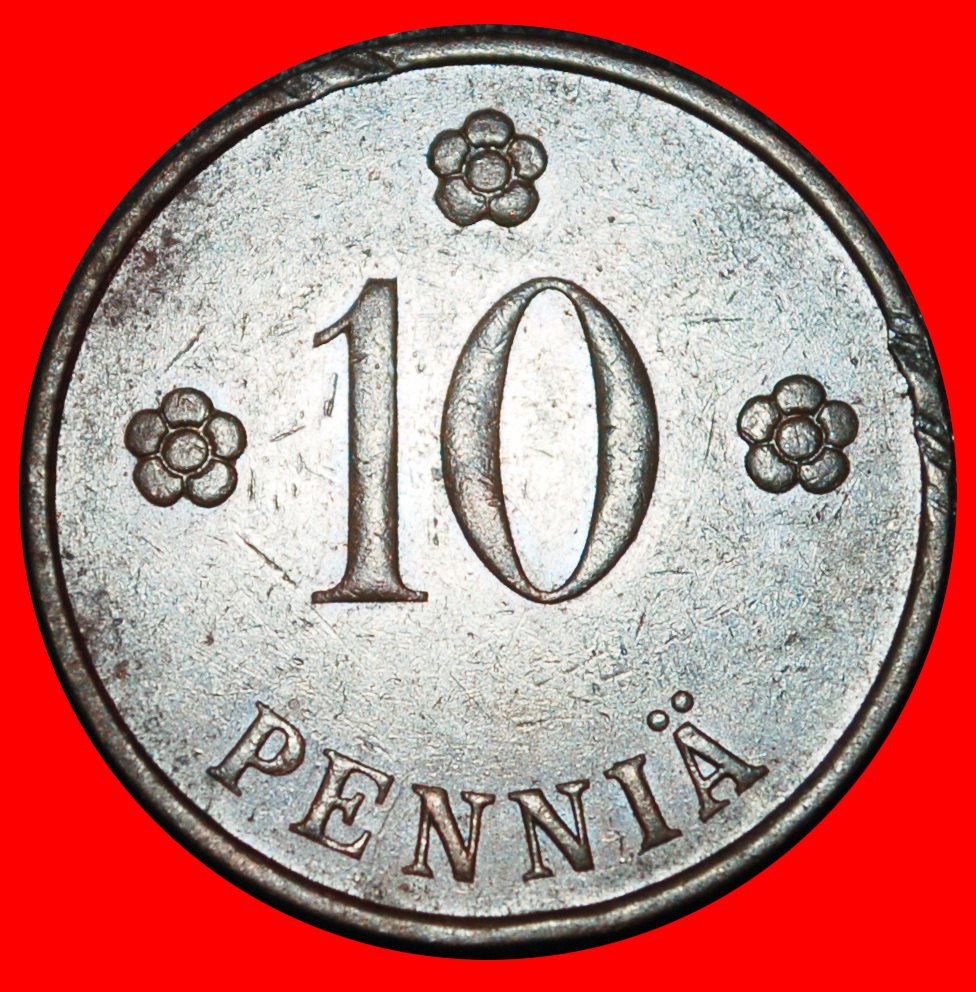  Ⰶ LION (1919-1940): FINLAND ★ 10 PENCE 1937!★LOW START ★ NO RESERVE!   