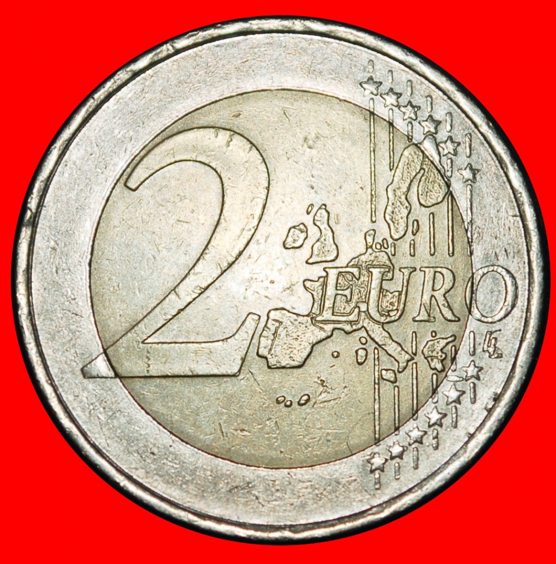  Ⰶ PHALLIC TYPE (2002-2006): GERMANY★2 EUROS 2002D BAVARIA DOUBLE STARS EAGLE★LOW START ★ NO RESERVE!   