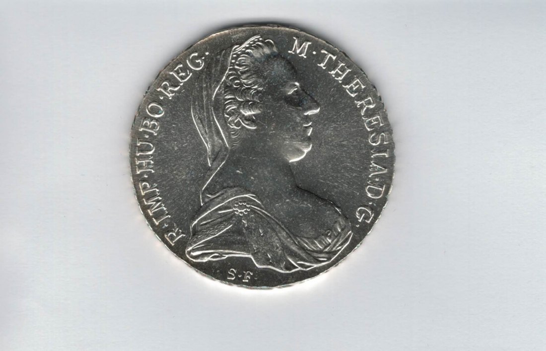 Maria Theresia Taler NP 1780 Ag 833/23,39g fein silber Österreich Spittalgold9800 (1917)   