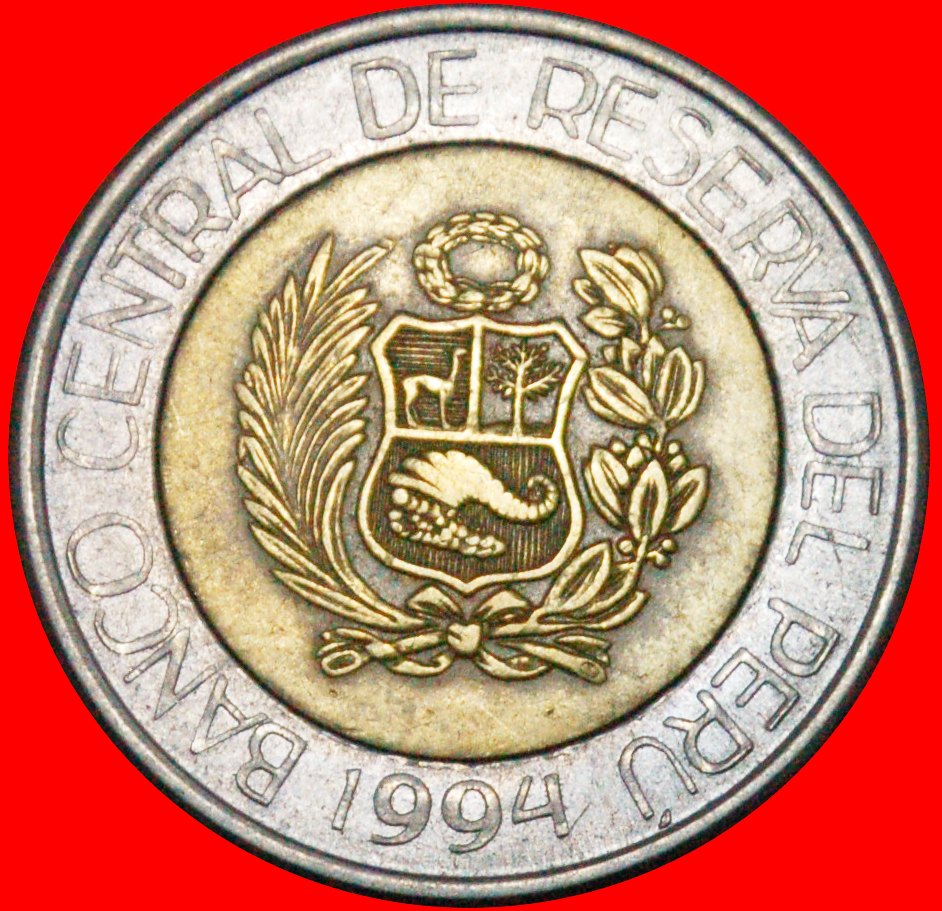  Ⰶ NAZCA CONDOR (1994-2025): PERU ★ 5 NEW SOLES 1994 DISCOVERY COIN!★LOW START ★ NO RESERVE!   