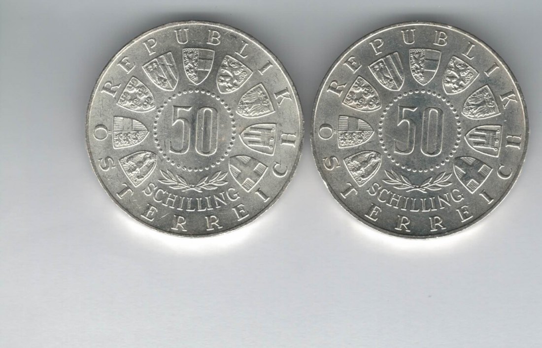  50 Schilling 1963 Tirol 600 Jahre bei Österreich 18g fein Ag Spittagold9800 (4584/2)   