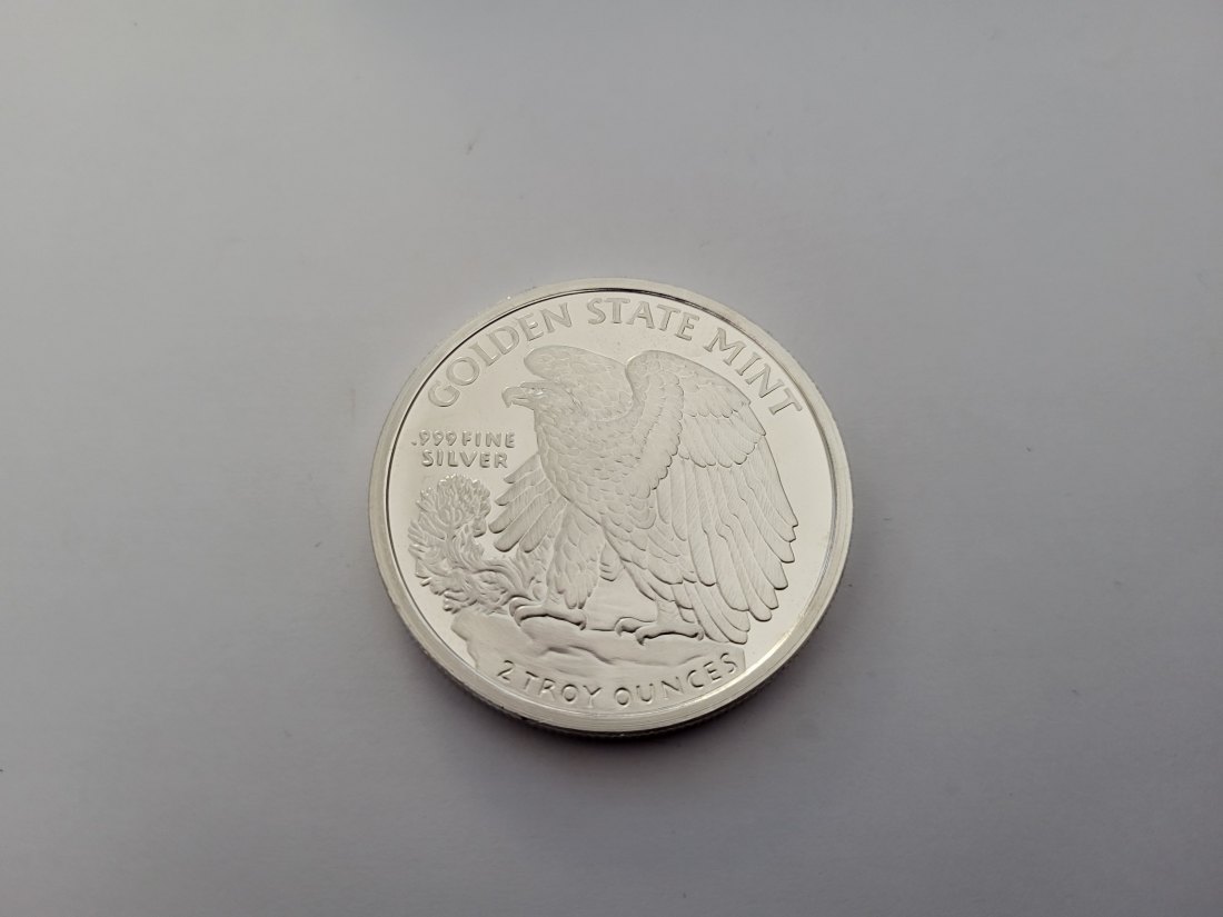  Silbermünze 2 Oz Unzen Walking Liberty 999/62,2g silber USA Spittalgold9800 (5187)   