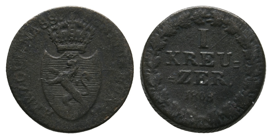  Altdeutschland; Nassau; Kleinmünze 1808   
