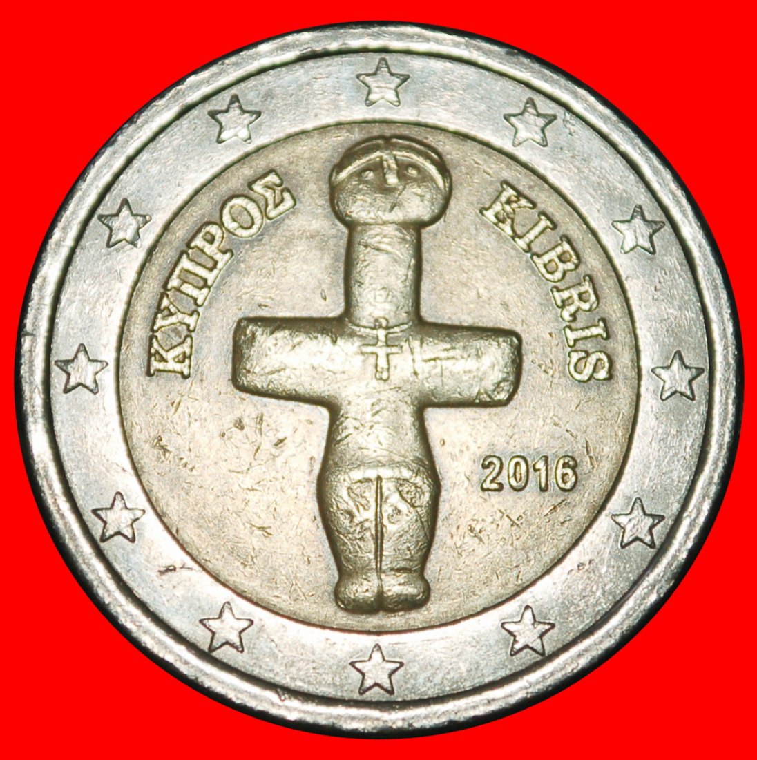  Ⰶ GREECE (2008-2024): CYPRUS ★ 2 EURO 2016 IDOL! UNCOMMON YEAR! LOW START ★ NO RESERVE!   