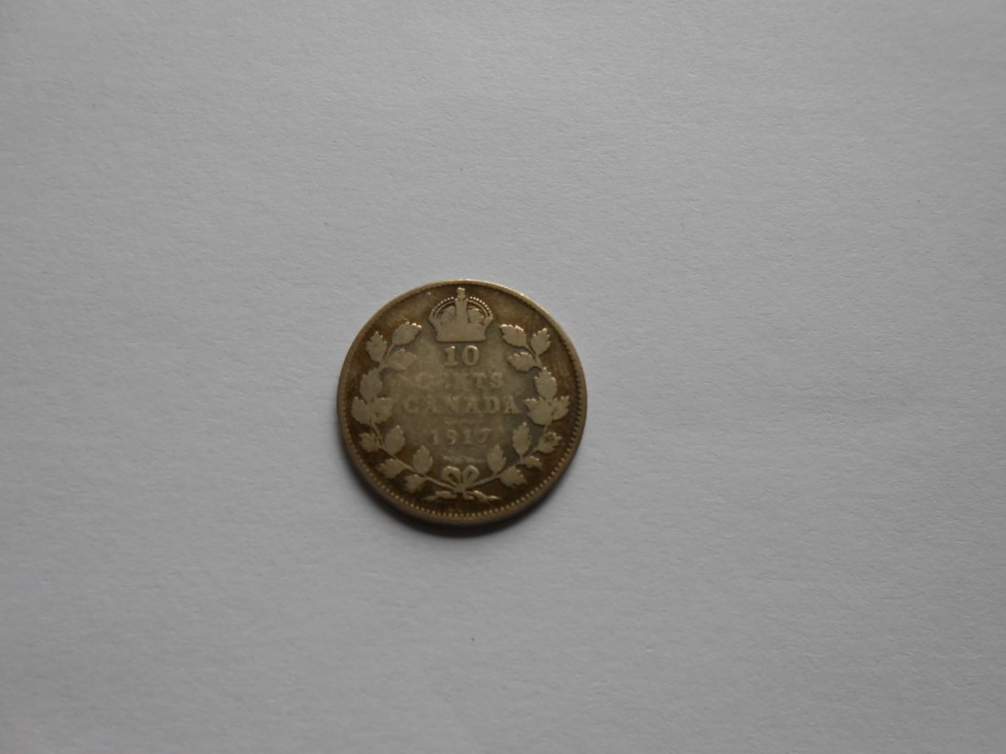  Kanada 10 Cent 1917 (925 Silber)   