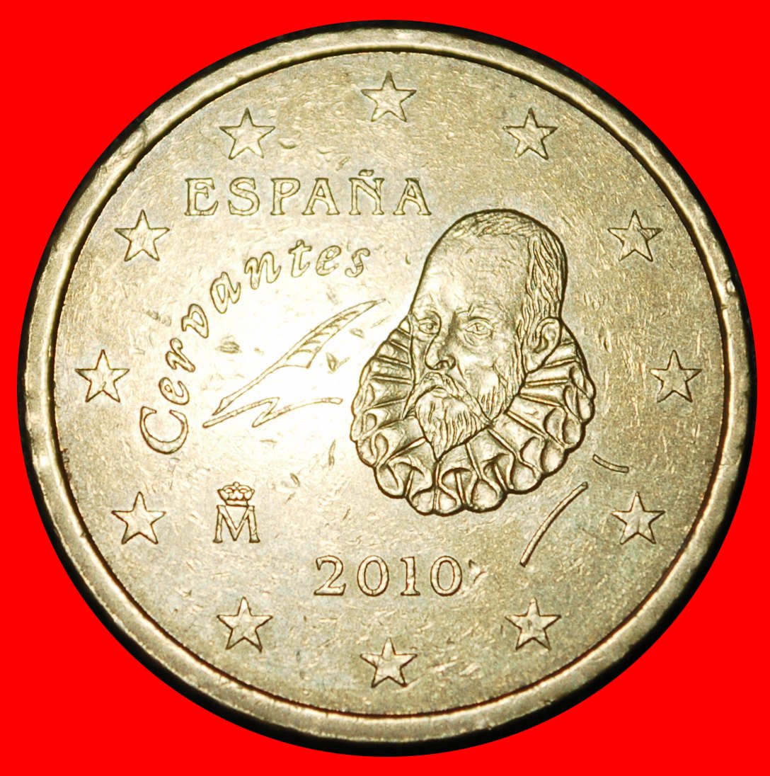  Ⰶ NORDIC GOLD (1999-2025):SPAIN★50 CENTS 2010 DIE I2★JUAN CARLOS I 1975-2014★LOW START ★ NO RESERVE!   