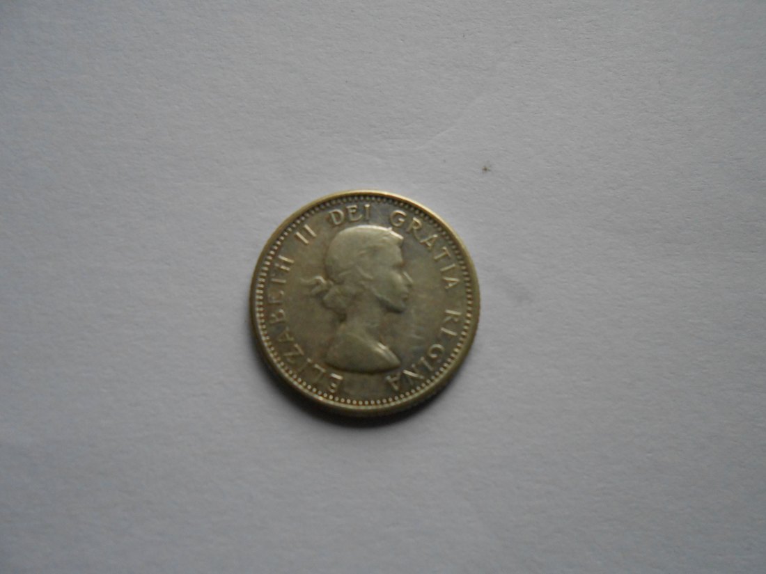  Kanada 10 Cent 1963 (Silber 800)   