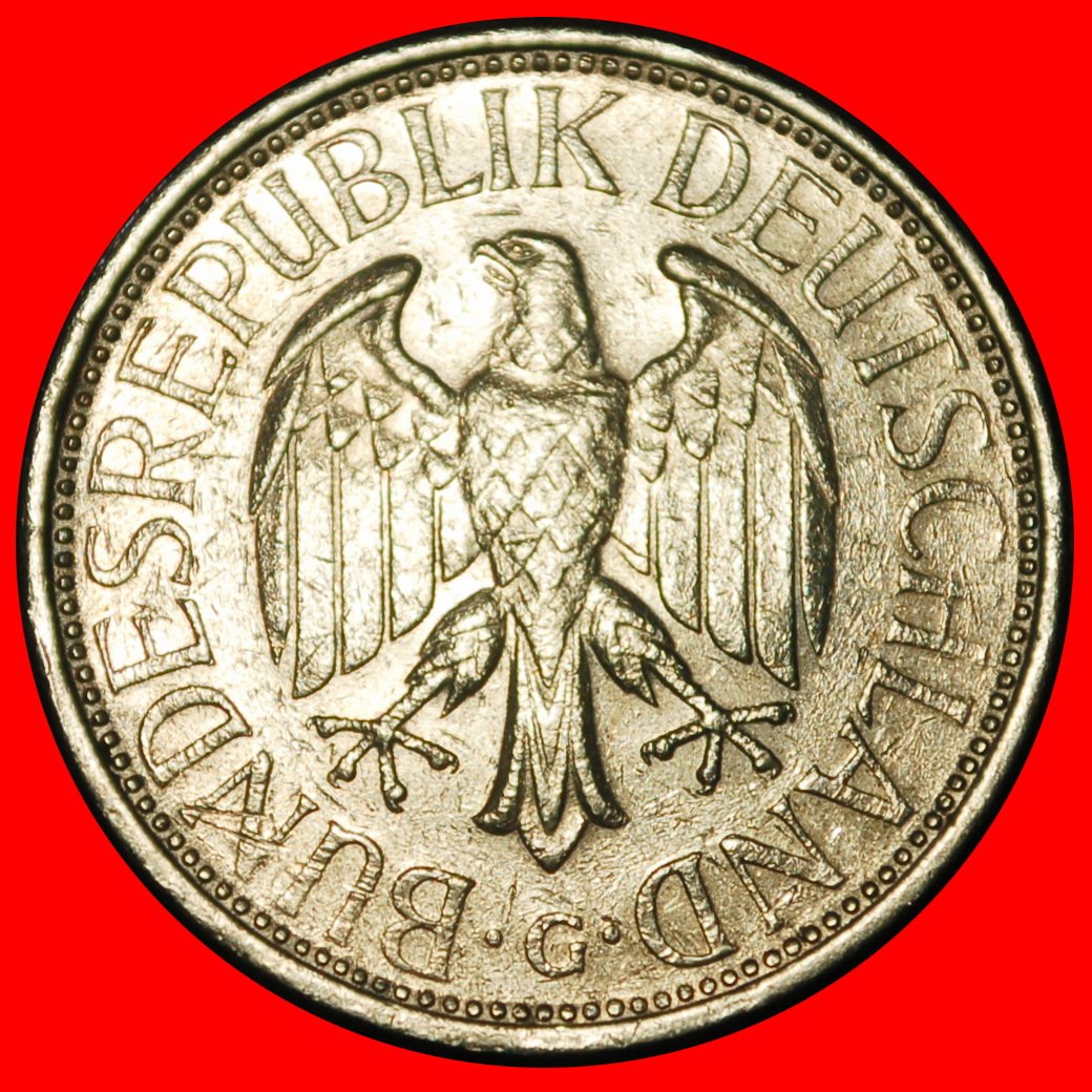  Ⰶ NOT COMMUNIST TYPE (1950-2001): GERMANY ★ 1 MARK 1971G BADEN-WUERTTEMBERG!★LOW START ★ NO RESERVE!   