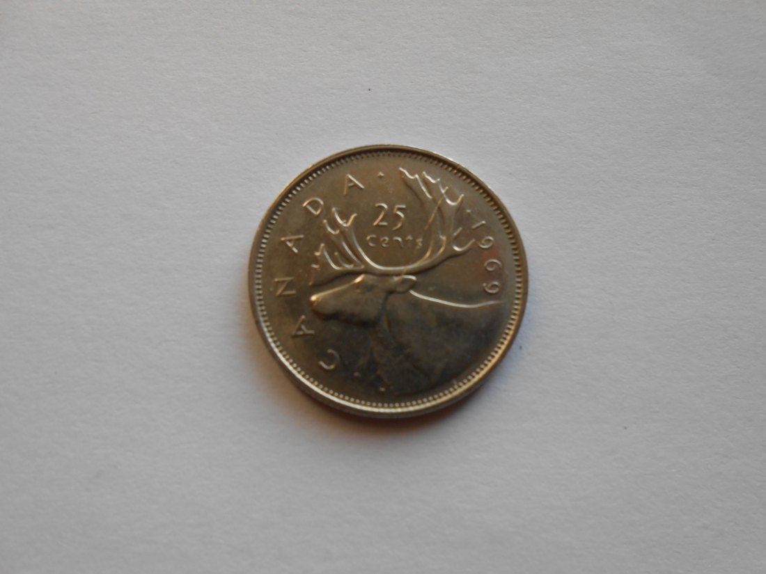  Kanada 25 Cent 1969 (Nickel)   