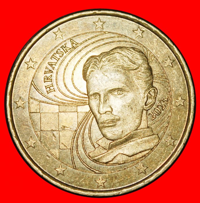  Ⰶ NORDIC GOLD (2023-2025): JUGOSLAVIA CROATIA★50 EURO CENTS 2023 USA★A I2!★LOW START ★ NO RESERVE!   