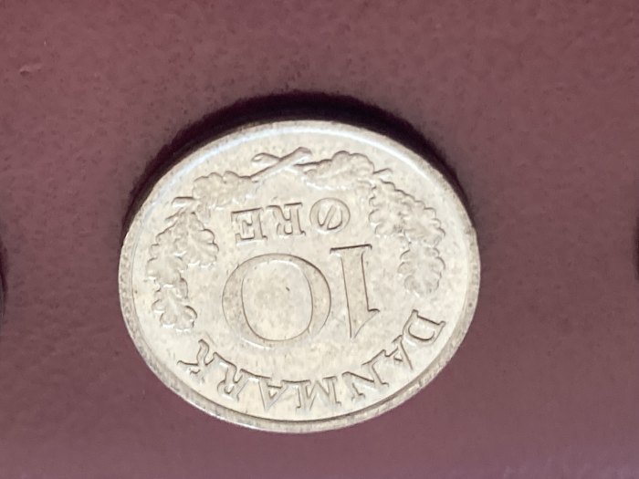 Münze Münzen Umlaufmünze Dänemark 10 Öre 1971