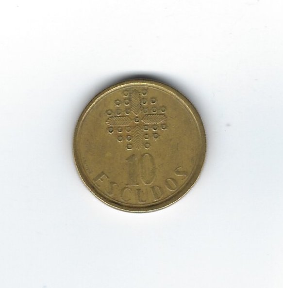  Portugal 10 Escudos 1988   