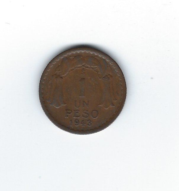  Chile 1 Peso 1943   