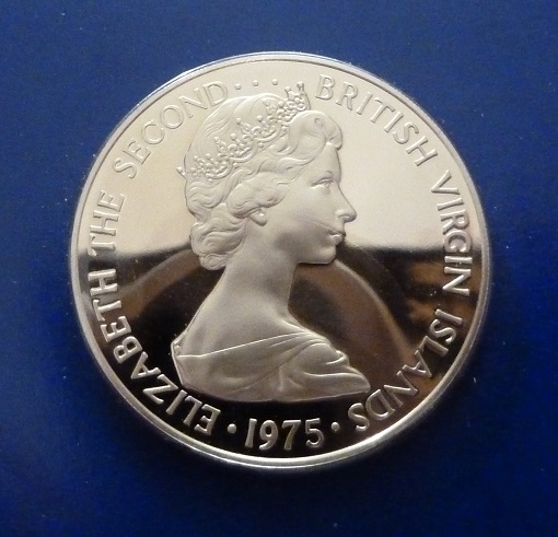  British Virgin Islands 50 Cents 1975 FM -PP- (K-N) in OVP SELTEN!   
