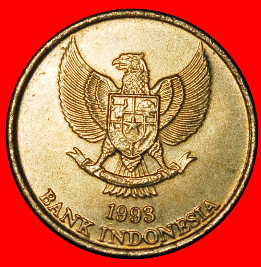  Ⰶ DRAGON (1991-1998):INDONESIA★50 RUPIAH 1993 SOLAR ECLIPSE! UNC MINT LUSTRE★LOW START ★ NO RESERVE!   
