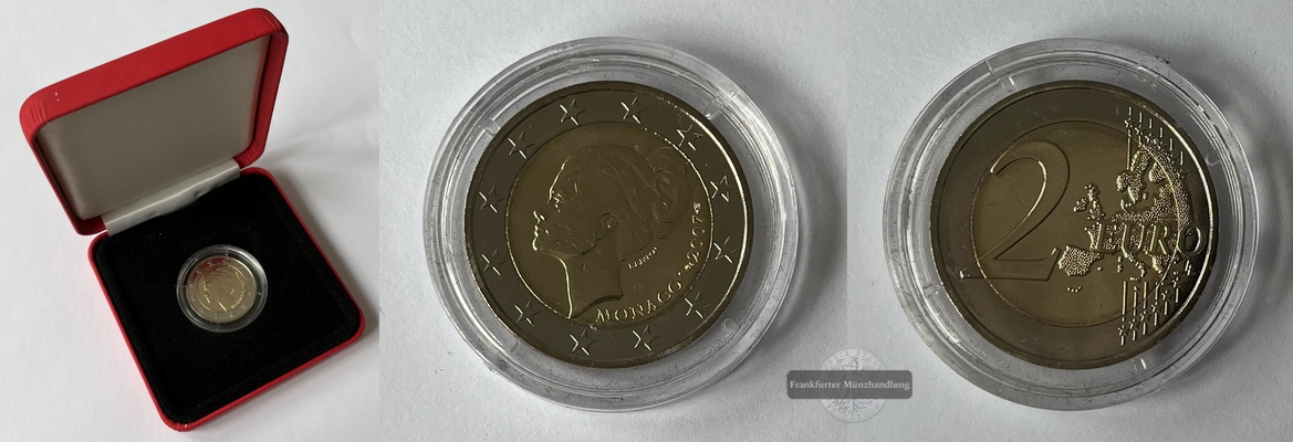  Monaco 2007 2 Euro Grace Kelly KM#186 FM-Frankfurt   