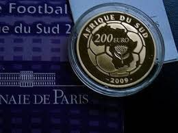 Original 200 euro 2009 PP Frankreich Fussball WM Südafrika Gold 1 Unze Gold 999er Gold