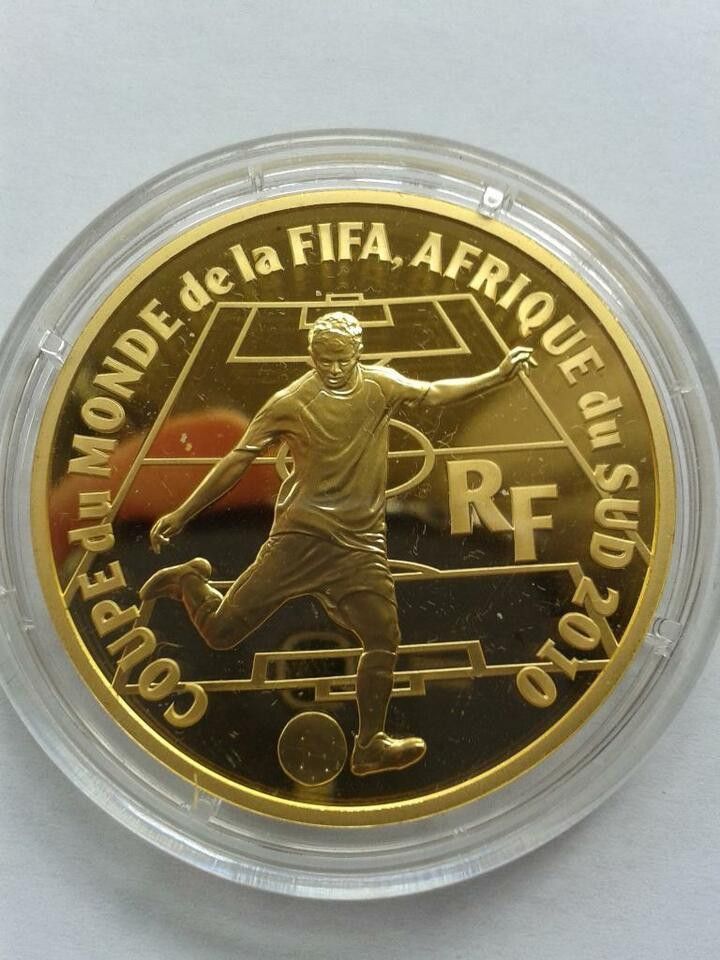  Original 200 euro 2009 PP Frankreich Fussball WM Südafrika Gold 1 Unze Gold 999er Gold   