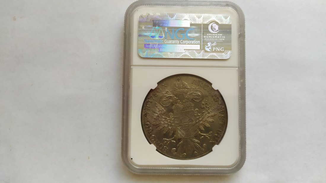  Austria.1 TALER 1780 SF EARLY RESTRIKE.NGC 63   