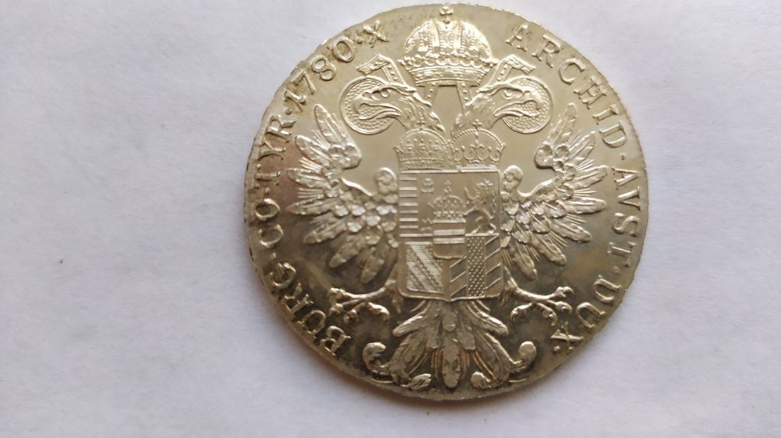  AUSTRIA.1 TALER 1780 SF.EARLY RESTRIKE. UNC   