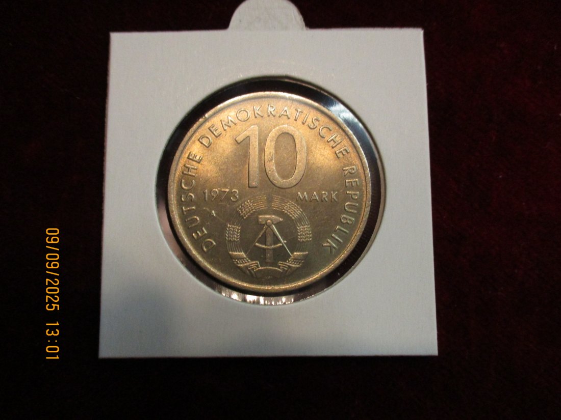 10 Mark DDR 1973 DDR Weltfestspiele 12g   