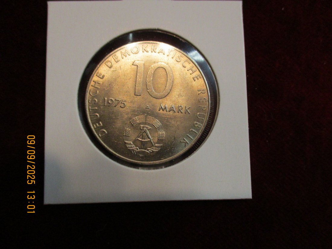  10 Mark DDR 1975 DDR 20 Jahre Warschauer Vertrag 12g   