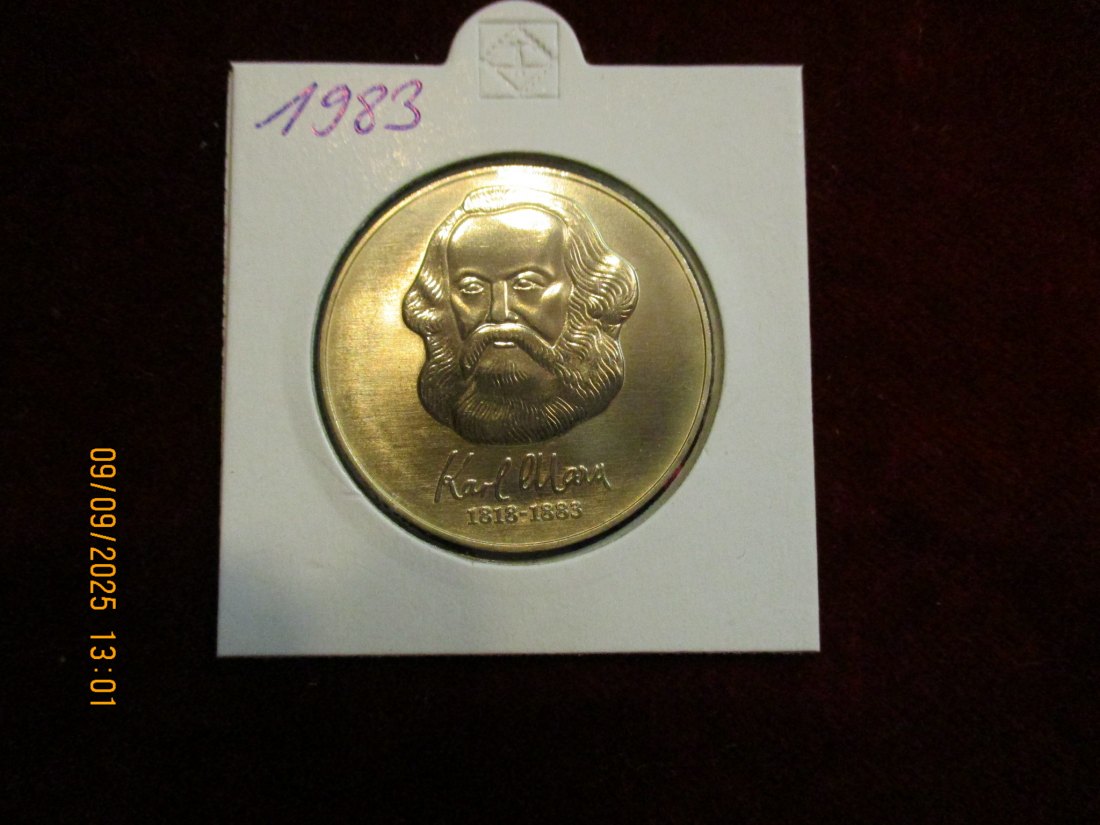  20 Mark DDR 1983 Karl Marx 15g   
