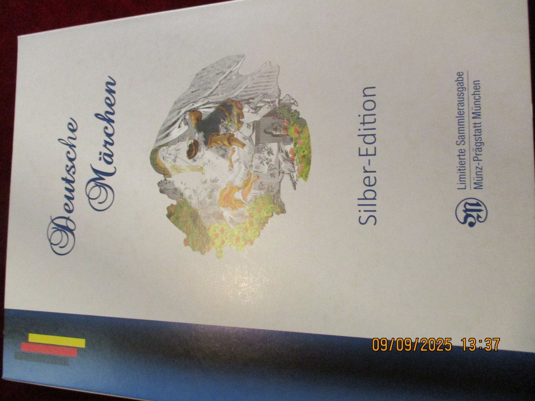  6 Silbermedaillen Deutsche Märchen  333er Silber 120 Gramm rau   