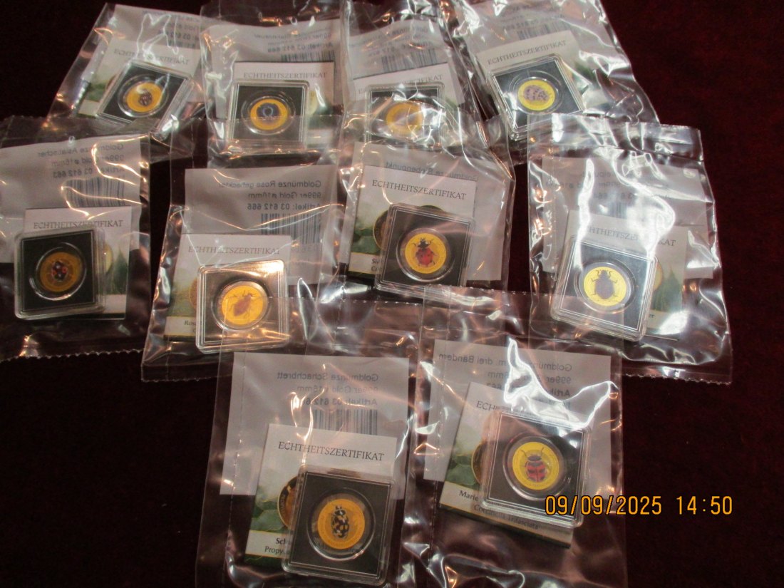 Anlagegold 0,311 Gramm 999er Gold mit Zertifikate / W   