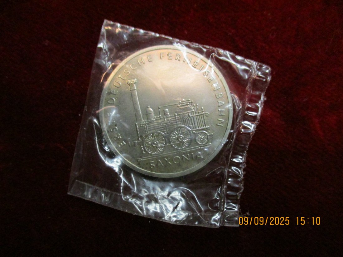  5 Mark DDR 1988 Saxonia 9,6g   