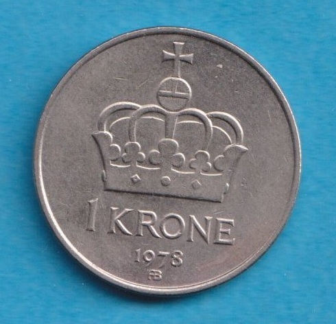  Norwegen 1 Krone 1978   