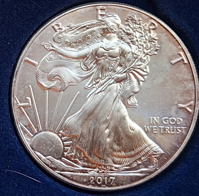  USA,1 Dollar, 2017 Working Liberty, 1OZ.FINE SILVER   