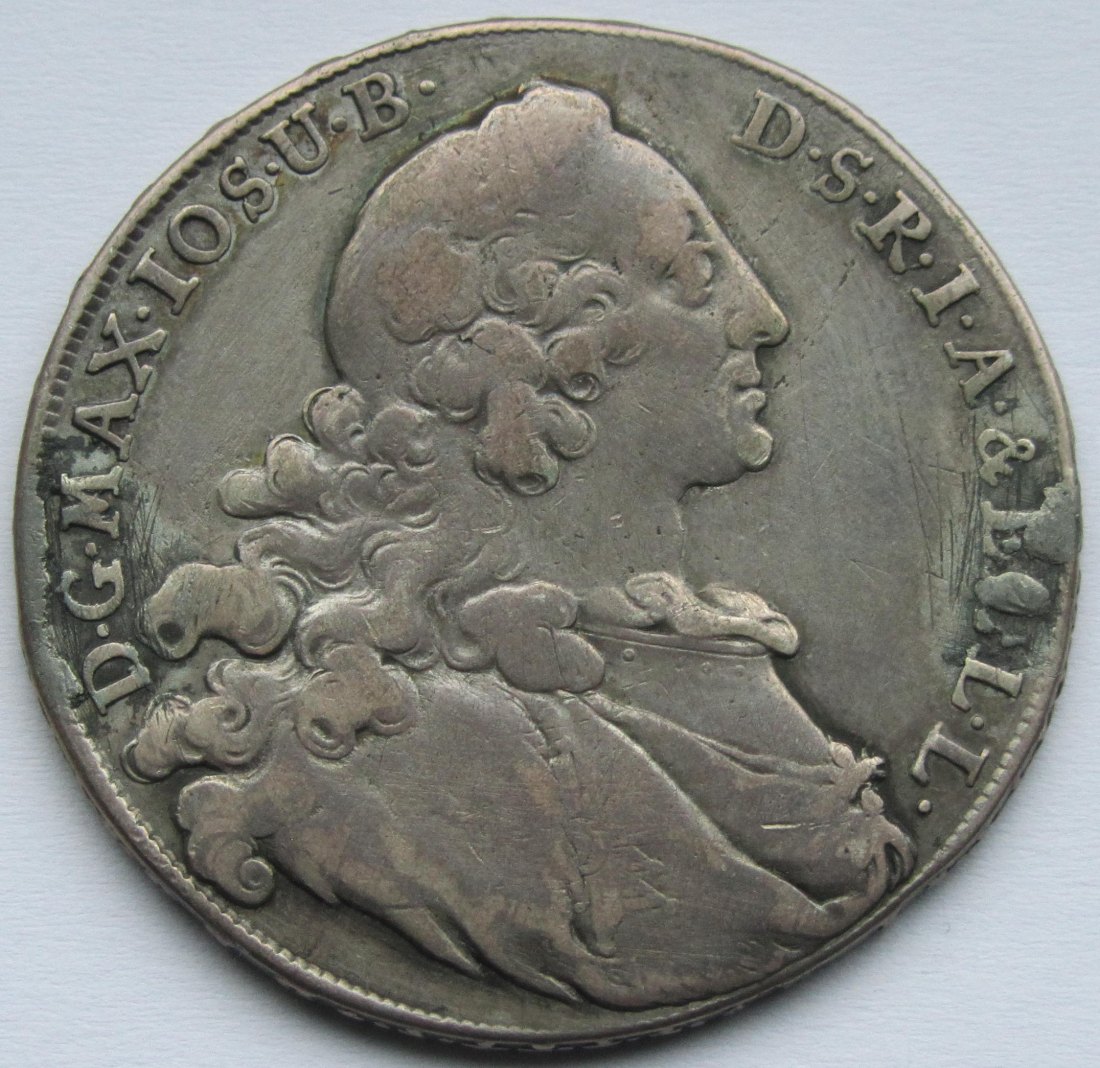  Bayern: 1 Taler Maximilian III. Joseph 1760   