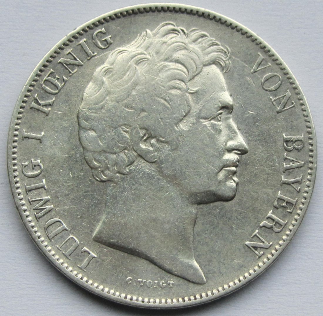  Bayern: 1 Gulden Ludwig I. 1840   