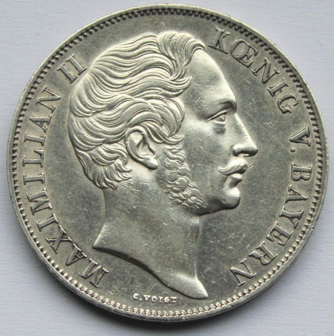  Bayern: 2 Gulden Mariensäule 1855   