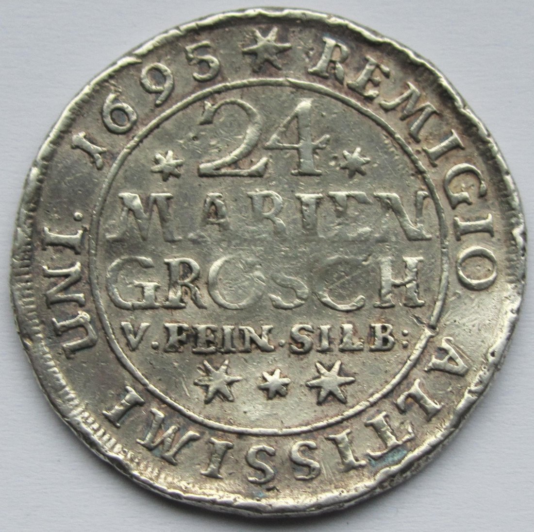  Braunschweig-Wolfenbüttel: 24 Mariengroschen 1695   