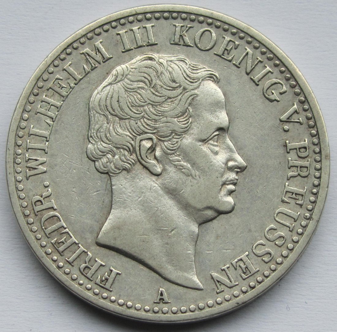  Preußen: 1 Taler Friedrich Wilhelm III. 1840   