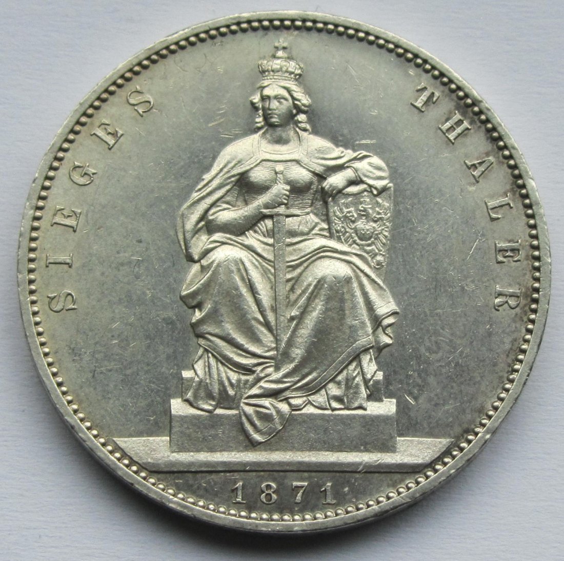  Preußen: Siegestaler 1871   