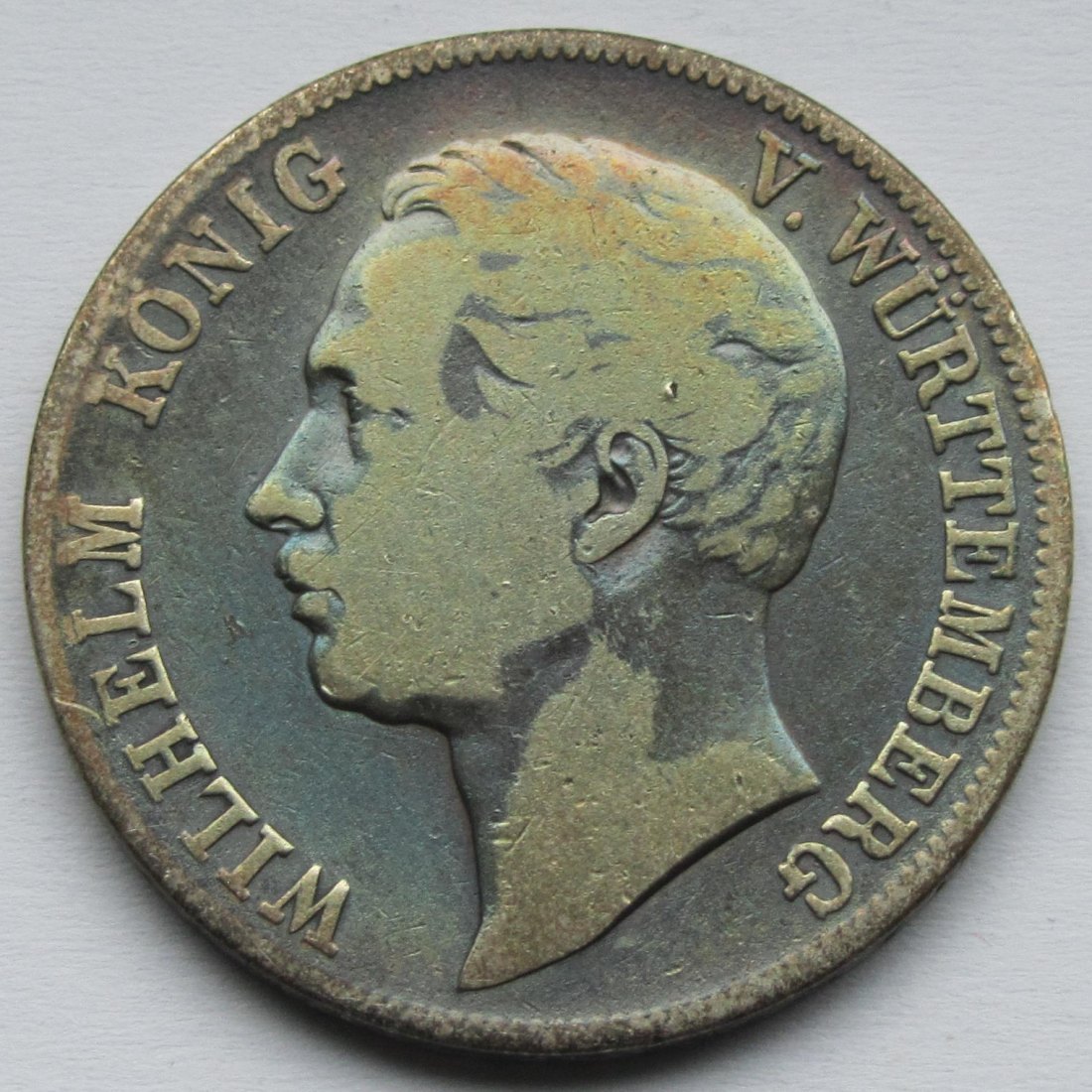  Württemberg: 1 Taler Wilhelm 1857   