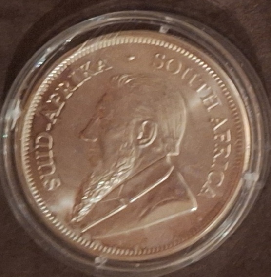  Südafrika, Krugerrand, 2022 1oz FINE SILVER gekapselt   